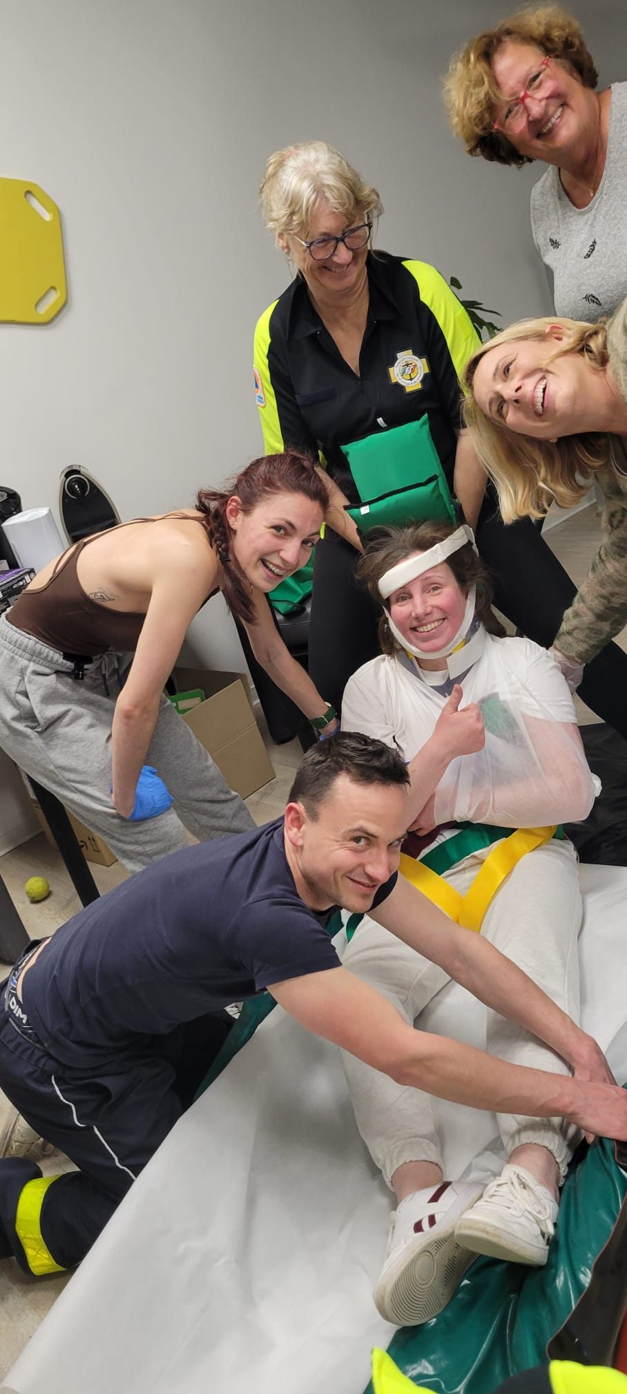 Formation brancardage ambiance